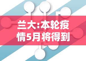 兰大:本轮疫情5月将得到控制(兰大最近新闻) 兰大:本轮疫情5月将得到控制(兰大最近新闻)