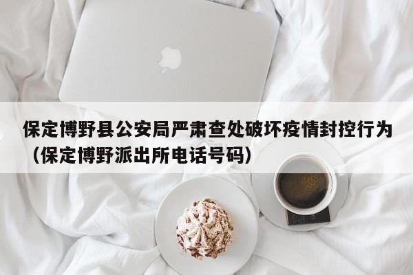 保定博野县公安局严肃查处破坏疫情封控行为(保定博野派出所电话号码)
